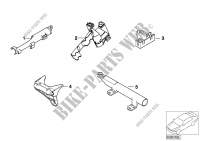 Various cable holders for BMW 750iLP 1998