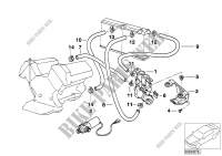 Water valve/Water hose for BMW 728i 1995
