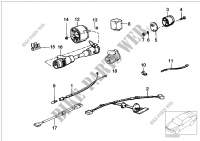 Wiring set trailer coupling for BMW 318is 1989