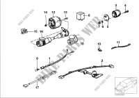 Wiring set trailer coupling for BMW 325e 1985