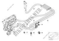 Water hoses/water valve for BMW 318i 1999