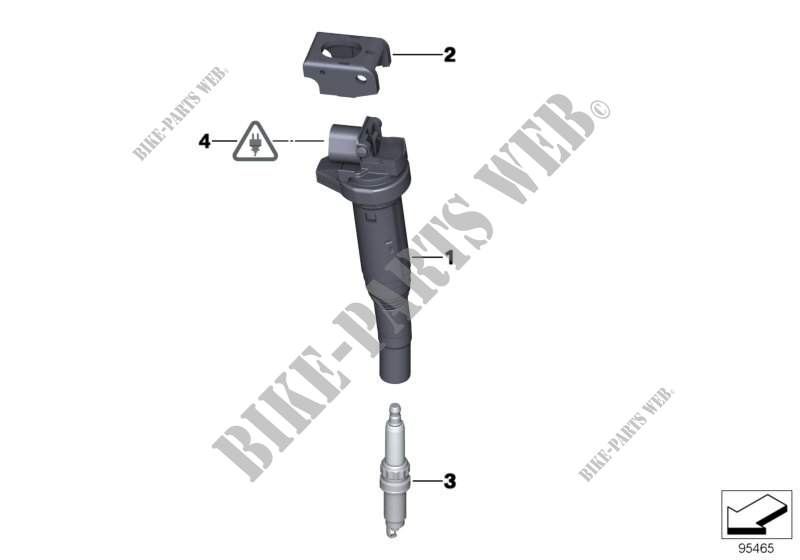 Ignition coil/spark plug for BMW 330xi 2004