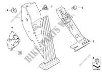 Acceleration/accelerator pedal module for BMW 330i 1999