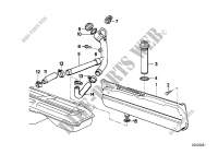 Additional fuel tank for BMW 320i 1987