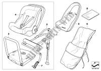 BMW Baby Seat 0+ Isofix for BMW 335d 2008