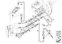 Brake pipe, front for BMW 525i 2004