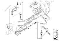 Brake pipe, front for BMW 530i 2004