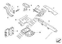 Cable holder/covering for BMW 530i 2002