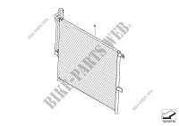 Condenser, air conditioning for BMW 320i 2001