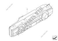 Control unit, automatic air cond., Basis for BMW X6 M50dX 2011