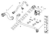 Cooling System Water Hoses for BMW X3 3.0si 2006