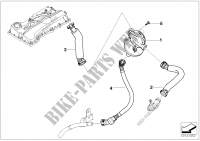 Crankcase Ventilation/oil separator for BMW 318i 2005