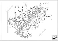 Cylinder head for BMW 120d 2004