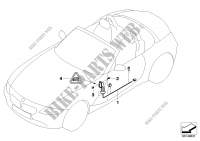 Door cable harness for BMW Z4 35is 2009