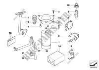 Drying container/small parts for BMW 728i 1998
