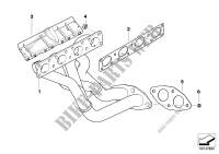 Exhaust manifold for BMW X3 2.0i 2006