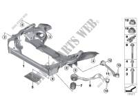 Frnt axle support,wishbone/tension strut for BMW 320i 2009