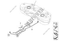 Fuel pipes / Mounting Parts for BMW X3 2.5si 2006