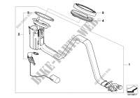Fuel pump/Fuel level sensor right for BMW 650i 2005