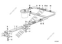 Fuel supply/tubing for BMW 520i 1981