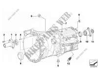 GS6 37BZ/DZ Seal and mounting parts for BMW 330i 2000