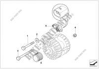 Generator, individual parts for BMW 545i 2002