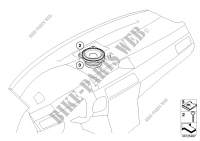 Individual audio system,instrument panel for BMW 525d 2003