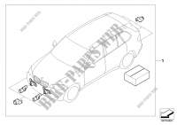 Install.kit, Park Distance Control for BMW X5 50iX 2009