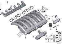 Intake manifold system for BMW X3 2.5i 2003