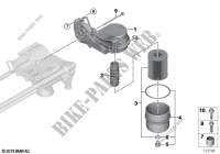 Lubrication system Oil filter for BMW 650i 2006