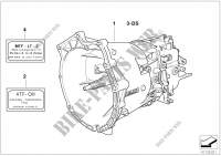 Manual gearbox S5D...Z for BMW 525i 1989