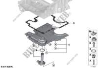 Oil pan bottom part, oil level indicator for BMW X5 4.8is 2003