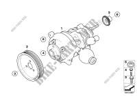 Power steering pump/Dynamic Drive for BMW 760i 2005