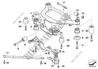 Rear axle carrier for BMW X3 2.0d 2006
