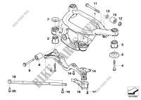 Rear axle carrier for BMW X3 2.0i 2006
