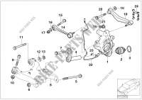 Rear axle support/wheel suspension for BMW 525i 2002