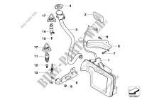 Reservoir,windscr./headlight washer sys. for BMW M6 2004