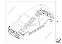 Retrofit kit M aerodyn. package for BMW X3 3.0d 2004