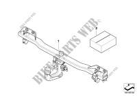 Retrofit kit, towing hitch for BMW X3 2.0i 2006