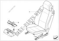 Seat, front, complete seat for BMW 325i 2009