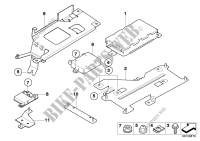 Single parts, SA 644, trunk for BMW 520i 1996