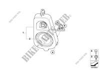 Single parts, Top HiFi system, D pillar for BMW X6 M50dX 2011