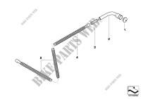 Single parts for rear window cleaning for BMW X3 2.0d 2006