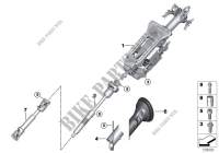 Steering column,elec. / steering spindle for BMW X6 M50dX 2011