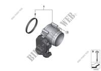 Throttle housing Assy for BMW X5 3.0si 2006