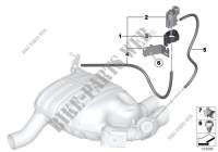 Vacuum control, exhaust flap for BMW X1 20iX 2011