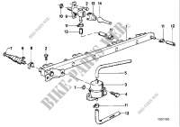 Valves/Pipes of fuel injection system for BMW 728iS 1981