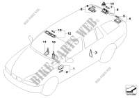 Various lamps for BMW 520i 1996
