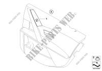 Window lifter switch, passengers side for BMW 530i 2004