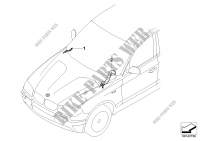 Wiring duct for BMW X3 2.0i 2006